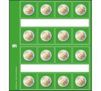 SAFE 1864 Designo Feuilles pré-imprimées 2 €URO Neutre