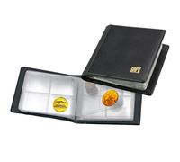 SAFE 227 Mini classeur pour 40 pièces de monnaies 38 mm I classeur pièces euros | classeur de pièces de collection visible recto verso I 110 x 120 mm