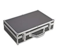 Safe 288 malette numismatique Diamant en Aluminium Noir Vide | 410 x 270 x 85 mm