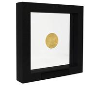SAFE 4502 Cadre Flottant Noir 13x13 cm - Cadre pour Pièces - Cadre Objet 3D - Support Présentation Pièces de Collection