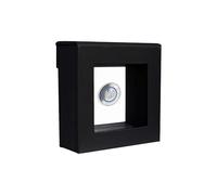 SAFE 4503 Cadre flottant 3D noir 8x8 cm - cadre pour pièce - cadre pour objet - cadre 3D bleu pour vos pièces de collection
