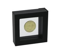 Safe 4504 Cadre Flottant 3D Noir 100 x 100 x 30 mm Dimensions fenêtre 70 x 70 mm - Cadre pour pièce - Cadre pour Objet - Cadre 3D Bleu pour Vos pièces de Collection