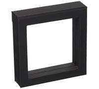 SAFE 4507 Cadre flottant 3D noir 130 x 130 mm | cadre pour pièce | cadre pour objet | cadre 3D noir pour vos pièces de collection