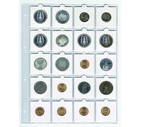 SAFE 5 433 Pochettes pour 20 Cadres 50×50 mm - Feuilles de Recharge Extra-Fortes - pour Albums A4 Compact - Format 242×298 mm