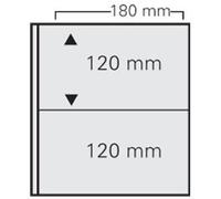 5 Feuilles pour Album Billets avec 2 Pochettes 120 x 180 mm | pour Votre Collection de Billets