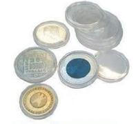 Safe 5 x Capsules Caps Porte-monnaie 14 mm/- idéal pour - Pièces - Pièces d'Or - Médailles - 1/25 once cruches bord doré - 1/20 once la Chine Panda or - coincaps - Pièce Capsules