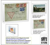 SAFE-5107-Briefe-Acryl-Rahmen-Aufsteller-Glasklar-neue-Postkarten-ca 150x110mm