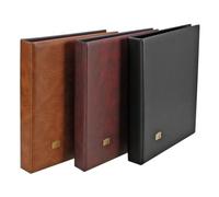 SAFE 521 Album pour timbres, lettres, FDC, cartes, ETB's | A5 | sans contenu | Mécanique à 4 anneaux | Espacement des anneaux : 64 x 84 x 64 mm | 240 x 275 x 45 mm (noir)
