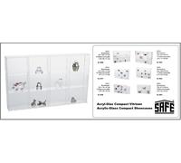 Vitrine Murale en Acrylique Militaria SAFE 12x85x75x42mm, Compact 350x240x45mm