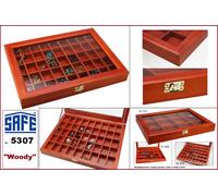 Safe 5307 Vitrines En Bois Woody 45 Cases 35x50x20mm Dimensions 395x305x47mm