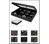 Vitrine Set De Coquillages BLACK 12X 87X90X43Mm Safe 5675 400X300X55 Mm