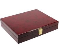 SAFE 5793 Vitrines en bois de racine Premium pour set de 15 euro (1 cent à 2 euros) en capsules | Format: 258 x 205 x 45 mm | Vitrine pour pour votre collection