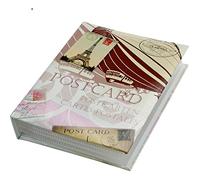 SAFE 6037 Retro-Big Album Cartes Postales - pour 600 Cartes - 50 Pages Fixes - Design rétro Rigide - Format XXL 400 x 380 x 65 mm - Protège-Cartes Vintage