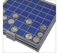 SAFE 6171 Inserts en Feutre Bleu - Compatible avec Tiroir BEBA Maxi 6112 | Feutre de Marque 1 mm | Lot pour Tiroir Complet | Made in Germany
