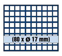 SAFE 6317 SP Plateau pour 80 pièces Jusqu’à 17 mm Ø | pour 1 Pfennig ou 1 Cent | Compatible Coffrets 176 SP & séries Premium/Elegance | 185 x 232 mm