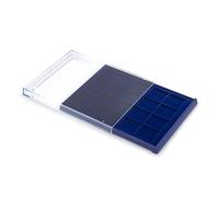 Safe 6338 Plateaux Nova 20 x 38 mm | Compartiments carrés | idéal pour pièces en Capsules de 10 démark Allemande, 10 Euro, 20 Euro