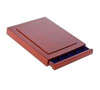 SAFE 6824 tirelire en bois véritable Nova Exquisite 48 x 24 mm | à compartiments angulaires | idéal pour les pièces de 1 DM, 1 euro, 50 centimes