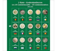 SAFE 7341-17 Feuille numismatique avec préimpression pour 2 Euro de l'année 2016