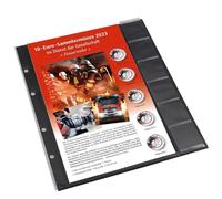 SAFE 7377-2 feuilles pré-imprimées additionnelles 10 €URO Pompiers 2023