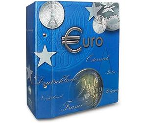 SAFE 7822 B4 Classeur monnaie 2 Euro sans capsule 2021-2024 Topset pour votre collection de pièces