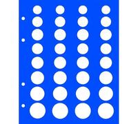 Safe 7829 TOPset Feuille supplémentaire Neutre pour Jeux de pièces de Monnaie de Cours Euro en Capsules