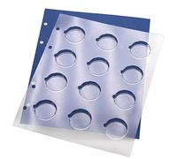 SAFE 7848 Feuille TOPset pour 10 DM / 10 € / 20 € commémoratives - avec intercalaire Bleu - pour système à Insertion sans Capsule