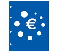 Safe 7856 Ergänzungsblätter für TOPset pièces Euro de 1 Cent à 2 Euros pièces avec Feuilles Entre Bleues