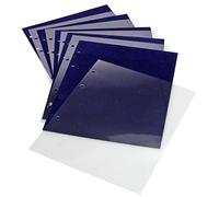 SAFE 7861 Tableaux Velours pour Pins (x2) - Bleu Royal - pour 80 pins - avec intercalaires Transparents - Compatible avec Album 7860
