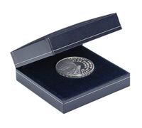 SAFE 7915 - Écrin élégant Bleu foncé pour pièce Ø 60 mm ou Capsule Type Caps 49 - Présentation Haut de Gamme