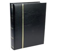 SAFE Album pour timbres, 64 pages noires, couverture noire