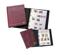 Safe Album pour Timbres-Poste au Format A6 avec mécanisme d'anneaux métalliques avec 5 Feuilles à insérer
