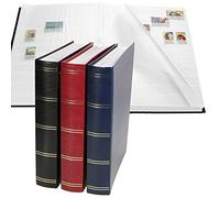 SAFE Album vert n° 156 pour Timbres avec 64 pages blanches | 10 bandes en papier parchemin par page | avec gaufrage doré sur le couvercle et le dos