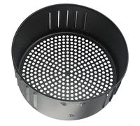 Safe and Panier de friteuse à air en fonte et plaque de cuisson pour la cuisine et la rôtisserie, comprend un design sans revêtement et drainage d'huile (3,5 l)