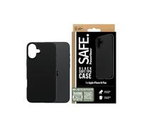 PanzerGlass SAFE. by TPU Case Noir pour Apple iPhone 16 Plus, Protection Chocs & Rayures (MIL-STD-810H), 81.2x164.3x13.2mm, 35g