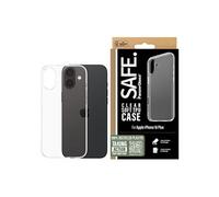 SAFE. by PanzerGlass - Coque de protection pour téléphone portable - polyuréthanne thermoplastique (TPU) - transparent - pour Apple iPhone 16 Plus