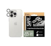 SAFE by PanzerGlass SAFE by PanzerGlass Protection Caméra iPhone 16 Pro / 16 Pro Max Glitter Silver Argent