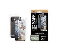 SAFE. by PanzerGlass - Protection 2 en 1 - coque de protection pour téléphone portable - polyuréthanne thermoplastique (TPU) - transparent - avec