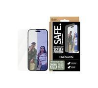 SAFE. by PanzerGlass - Protection d'écran pour téléphone portable - anti-lumière bleue, ajustement ultra-large - verre - pour Apple iPhone 15 Plus,