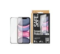 SAFE. by PanzerGlass - Protection d'écran pour téléphone portable - bord à bord - verre - couleur de cadre noir - pour Apple iPhone 11, XR