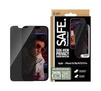 SAFE. by PanzerGlass - Protection d'écran pour téléphone portable - ajustement ultra-large avec aligneur - verre - avec filtre de confidentialité - à