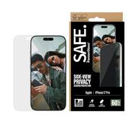 PanzerGlass Verre trempé iPhone 17 Pro Ultra Wide Fit – EasyAligner – Anti-espion – Noir transparent