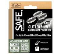 SAFE by PanzerGlass SAFE by PanzerGlass Protection d'objectif de caméra iPhone 16 Pro / 16 Pro Max Glitter Silver Argent