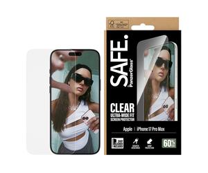 SAFE by PanzerGlass SAFE by PanzerGlass Protector d'écran Gaming Ultra Wide Fit avec applicateur pour iPhone 17 Pro Max Transparent