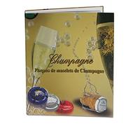 SAFE classeurs pour capsules de champagne avec 3 feuilles pour 126 couvercles à champagne | mécanisme à 4 anneaux | 29 x 32,5 x 6 cm