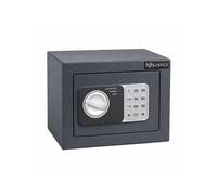 Coffre-fort Safe Compact Mini 6 L - Acier anthracite - 23x17x17 cm - Verrouillage électronique