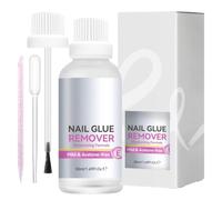 Safe Formula for Nails: This nail glue remover is designed with a skin-frie | Safe Formula for Nails: This nail glue remover is designed with a skin-friendly composition to safely dissolve adhesive on na