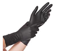 Hygostar Gant nitrile SAFE LONG sans poudre XL noir