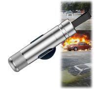 Safe Hammer, Safe Hammer Car Window Breaker, Multi-Functional Car Escape Tools Safehammer (Sliver)