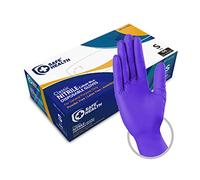 Safe Health Gants jetables en Nitrile Taille S petite Bleu Cobalt, Boîte de 100 gants, Sans poudre Sans latex Hypoallergéniques, Bricolage Cuisine Nettoyage Vaisselle Labo, 3 Mil