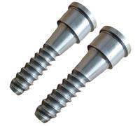 Safe Lock Vis à bois pour tour à bois - 9,5 cm/10,8 cm/14 cm - Compatible avec mandrin standard, accessoire de tournage de bol pour petit bol bla(2 pièces)